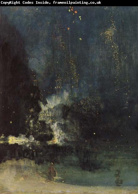 James Abbott Mcneill Whistler Nocturne in Black and Gold